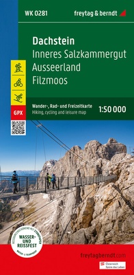 Abbildung von: Dachstein, Wander-, Rad- und Freizeitkarte 1:50.000, freytag & berndt, WK 0281 - Freytag-Berndt und ARTARIA