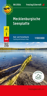 Abbildung von: Mecklenburgische Seenplatte, Rad- und Freizeitkarte 1:100.000, freytag & berndt, RK 0104 - Freytag-Berndt und ARTARIA