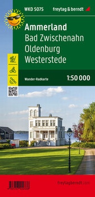 Abbildung von: Ammerland, Bad Zwischenahn, Oldenburg, Westerstede, Wander + Radkarte 1:50.000 - Freytag-Berndt und ARTARIA