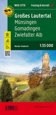 Abbildung von: Großes Lautertal, Wander- und Radkarte 1:35.000, freytag & berndt, WK D3779 - Freytag-Berndt und ARTARIA