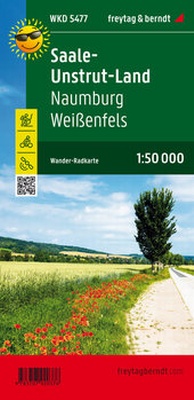Abbildung von: Saale-Unstrut-Land, Wander + Radkarte 1:50.000 - Freytag-Berndt und ARTARIA