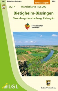 Abbildung von: W217 Bietigheim-Bissingen - Stromberg-Heuchelberg, Zabergäu - Schwäbischer Albverein