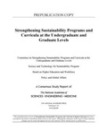 Cover: Strengthening Sustainability Programs and Curricula at the Undergraduate and Graduate Levels - National Academies Press