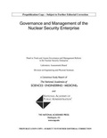 Cover: Governance and Management of the Nuclear Security Enterprise - National Academies Press