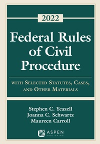 Enlarge image Cover: Federal Rules of Civil Procedure - Aspen Publishing