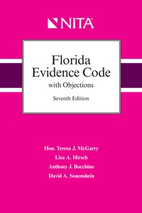 Abbildung von: Florida Evidence Code with Objections - Aspen Publishing