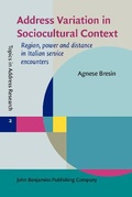 Cover: Address Variation in Sociocultural Context - John Benjamins Publishing Co