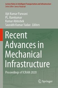 Cover: Recent Advances in Mechanical Infrastructure - Springer