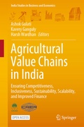 Cover: Agricultural Value Chains in India - Springer