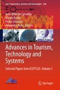 Cover: Advances in Tourism, Technology and Systems - Springer