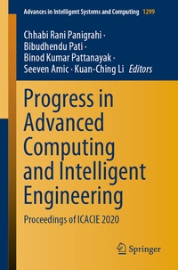 Enlarge image Cover: Progress in Advanced Computing and Intelligent Engineering - Springer