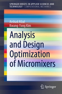 Enlarge image Cover: Analysis and Design Optimization of Micromixers - Springer