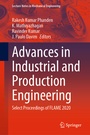 Cover: Advances in Industrial and Production Engineering - Springer