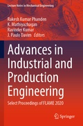 Cover: Advances in Industrial and Production Engineering - Springer