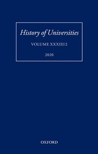 Bild: History of Universities Volume XXXIII/2 - OUP eBook