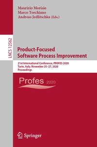 Enlarge image Cover: Product-Focused Software Process Improvement - Springer