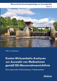 Abbildung von: Kosten-Wirksamkeits-Analysen zur Auswahl von Massnahmen gemaess EG-Wasserrahmenrichtlinie - ibidem-Verlag, Jessica Haunschild u Christian Schon