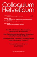 Cover: Das Relationspotential von Sprachen, Literaturen und Kulturen - Aisthesis