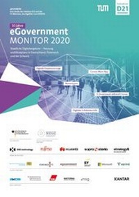 Enlarge image Cover: eGovernment MONITOR 2020 - Initiative D21