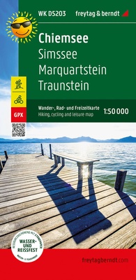 Abbildung von: Chiemsee, Wander-, Rad- und Freizeitkarte 1:50.000, freytag & berndt, WK D5203 - Freytag-Berndt und ARTARIA
