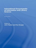 Cover: International Encyclopedia of Information and Library Science - Routledge
