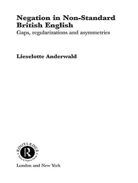 Abbildung von: Negation in Non-Standard British English - Routledge