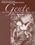 Cover: Answer Key to Accompany Student Activities Manual, Practice Gente - Pearson Prentice Hall