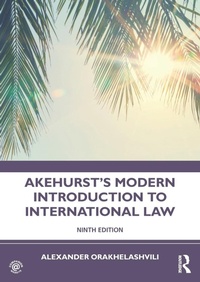 Abbildung von: Akehurst's Modern Introduction to International Law - Routledge