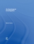 Cover: Archaeological Investigation - Routledge