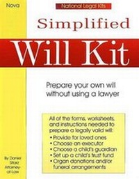 Enlarge image Cover: Simplified Will Kit - Nova Publishing Company