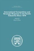 Cover: International Competition and Strategic Response in the Textile Industries SInce 1870 - Routledge