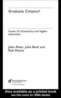 Enlarge image Cover: Graduate Citizens - Routledge