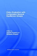 Cover: Policy Evaluation with Computable General Equilibrium Models - Routledge