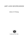Cover: Art and Knowledge - Routledge
