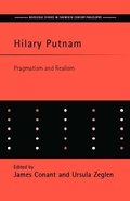 Cover: Hilary Putnam - Routledge