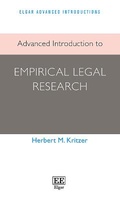 Cover: Advanced Introduction to Empirical Legal Research - Edward Elgar Publishing