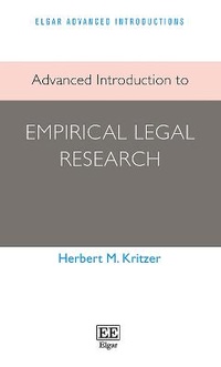Enlarge image Cover: Advanced Introduction to Empirical Legal Research - Edward Elgar Publishing