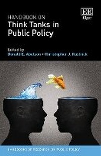 Enlarge image Cover: Handbook on Think Tanks in Public Policy - Edward Elgar Publishing