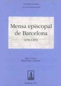 Abbildung von: Mensa episcopal de Barcelona - Pagès Editors, S.L.