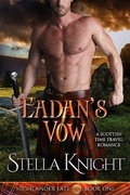 Cover: Eadan's Vow: A Scottish Time Travel Romance - Stella Knight Books
