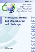 Cover: Unimagined Futures - ICT Opportunities and Challenges - Springer