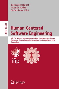 Enlarge image Cover: Human-Centered Software Engineering - Springer
