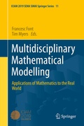 Cover: Multidisciplinary Mathematical Modelling - Springer