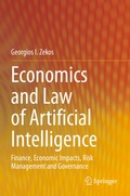 Cover: Economics and Law of Artificial Intelligence - Springer
