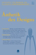 Cover: &Auml;sthetik des Designs - Meiner