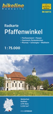 Abbildung von: Radkarte Pfaffenwinkel (RK-BAY14) - Esterbauer