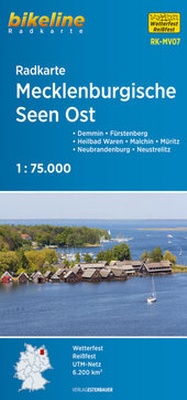 Abbildung von: Radkarte Mecklenburgische Seen Ost (RK-MV07) - Esterbauer