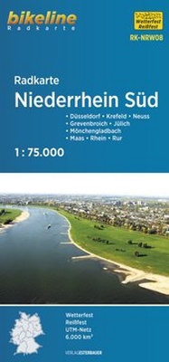 Abbildung von: Radkarte Niederrhein Süd (RK-NRW08) - Esterbauer