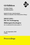 Cover: GI Edition Proceedings Band 308 "DELFI 2020" - K&ouml;llen