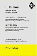 Cover: GI Edition Proceedings Band 306 "BIOSIG 2020" - K&ouml;llen